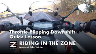 Throttle Blipping Downshift Technique Quick Lesson [upl. by Alger345]