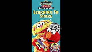 Sesame Street Learning to Share 1996 VHS Full Screen [upl. by Noonan16]