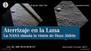 ¿Qué vio Aldrin cuando aterrizó en la Luna [upl. by Llessur]