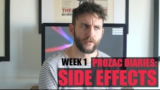 PROZAC DIARIES Week 1 on FLUOXETINE  SIDE EFFECTS [upl. by Ennaimaj]