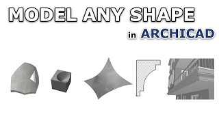 Model Any Shape in Archicad [upl. by Sale882]