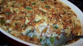 French Onion Green Bean Casserole  Gluten Free Recipe [upl. by Einnaffit95]