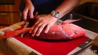 How to Fillet a Red Snapper Fish ©Brett Martin Productions [upl. by Uy]