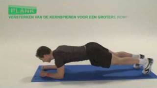 Oefening rompstabiliteit de plank Exercise Core Stability the plank [upl. by Irep]