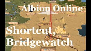 Albion Online  Caerleon to Bridgewatch fast almost safely [upl. by Sirtemed657]