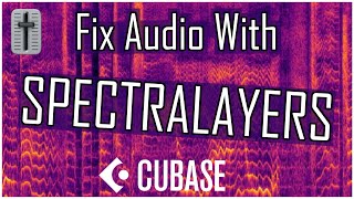 🎚️ Using Spectralayers To Clean Up Audio Cubase Tutorial [upl. by Aihtekal]