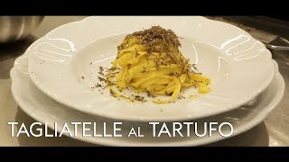 Tagliatelle al Tartufo Nero Preparazione Chef Roberto Dormicchi [upl. by Ahsote]