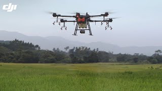 DJI  Agras T16  Agricultural Spraying Drone [upl. by Areit]