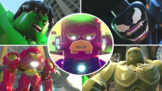 LEGO Marvel Super Heroes  All Bosses [upl. by Evvie]