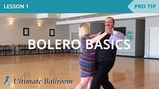 Bolero Basics 1 Ballroom Dance Lesson [upl. by Olegnalehcim]