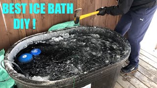 BEST DIY COLD PLUNGE STOCK TANK SET UP [upl. by Behnken]