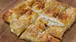 Greek Feta Pie Bougatsa  Jim Michailidis [upl. by Tnahs]