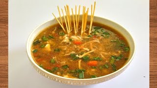 Chicken manchow soup recipechicken soup recipe [upl. by Ovida306]