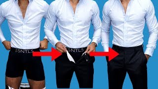 5 HIDDEN Ways To Keep Your Shirt Tucked In ALL Day [upl. by Anined]