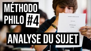 Méthodo Philo 4  4 conseils pour lANALYSE DU SUJET [upl. by Isa146]