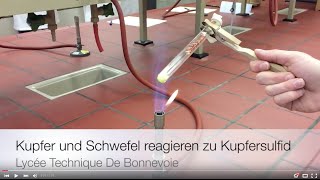 Die Synthese von Kupfersulfid [upl. by Frazier]