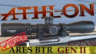 Athlon Ares BTR GEN II 4527x50 review [upl. by Dionis360]