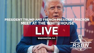 LIVE REPLAY President Trump and French President Macron Meet at The White House  22425 [upl. by Kiona]