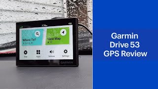 Garmin Drive 53 GPS Navigator Review [upl. by Regen364]