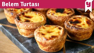 Gizli Tarifini Sadece 4 Kişinin Bildiği Portekizin Meşhur Tatlısı Belem Turtası Pasteis de Nata [upl. by Llerehc]