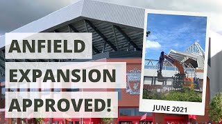 61000capacity Anfield APPROVED  Anfield Road Expansion Update 1 [upl. by Ralyks]