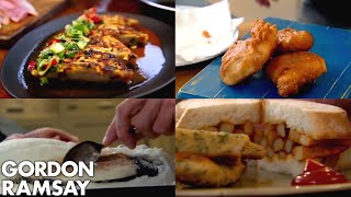 5 Delicious Fish Recipes With Gordon Ramsay [upl. by Eeladnerb]