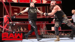 Braun Strowman vs Kevin Owens  Mens Money in the Bank Qualifying Match Raw May 7 2018 [upl. by Karrah]