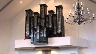 Arend Booi op het orgel in de hersteld hervormde kerk Genemuiden [upl. by Warton]