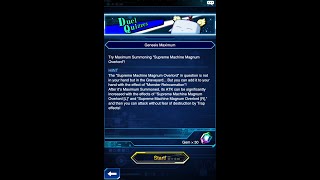 Yugioh Duel Links  Duel Quiz Genesis Maximum [upl. by Packton]