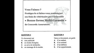 TEF  TEF Canada  Compréhension écrite  1  test devaluation de français [upl. by Phemia]