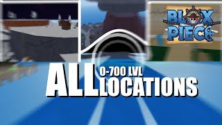 All Level Locations 0700 lvl Blox Piece [upl. by Ranit]