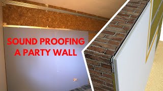 How To Sound Proof a Party Wall [upl. by Alyekahs80]