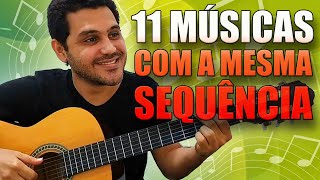 11 Músicas usando a mesma sequência de acordes  G D Em C [upl. by Averi]