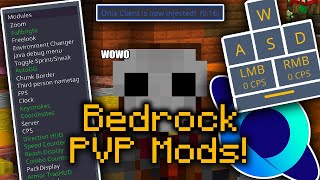 Bedrock Edition Keystrokes Zoom Armour HUD Freelook CPS Mods amp LOADS more  Onix Client [upl. by Hiram]