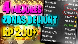 4 RESPAWNS de HUNT para RP 200  33KK EXPH  TIBIA en ESPAÑOL [upl. by Darahs877]