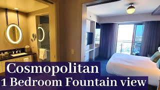 Cosmopolitan Las Vegas  Terrace One Bedroom  Fountain View [upl. by London]