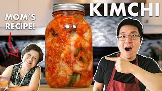 Traditional Homemade Kimchi Recipe Fermented Cabbage [upl. by Eiraminot]