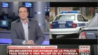 C5N  POLICIALES PERSECUCION TIROTEO Y MUERTE EN FLORENCIO VARELA PARTE 2 [upl. by Natalie]