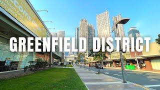 4K GREENFIELD DISTRICT Mandaluyong Walking  Philippines [upl. by Uos]