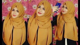 Without Inner Cap amp Full Coverage Chiffon Hijab Style  EP1 Chiffon Freak  MUNA [upl. by Lam]