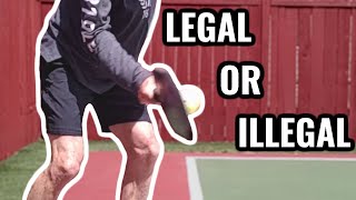 Are your Pickleball serves legal [upl. by Bunch]