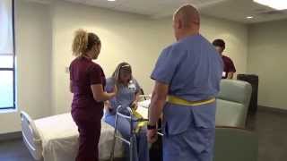 Physical Therapy Transfer Training  How To Transfer From Wheelchair To Bed [upl. by Neiluj]