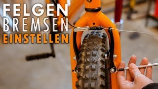 Fahrrad Felgen Bremse einstellen [upl. by Llewoh]