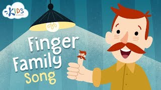 Finger Family Song  Children Song with Lyrics  Nursery Rhymes  Kids Academy [upl. by Airrehs257]