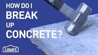 How Do I Break Up Concrete  DIY Basics [upl. by Htebirol]