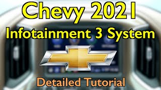 Chevy Infotainment 3 2021 Detailed Tutorial and Review Tech Help [upl. by Najar367]