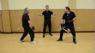 Sword Points 04  Distance  Stage Combat Sword Fighting Instruction [upl. by Lumbye]