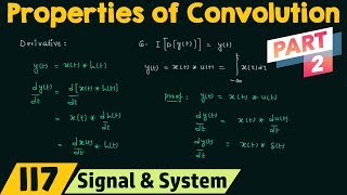 Properties of Convolution Part 2 [upl. by Cynde961]