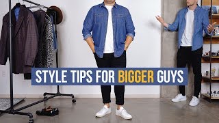 Dressing Stylish for Bigger Guys  Men’s Fashion  ft Nick Urteaga [upl. by Elna451]