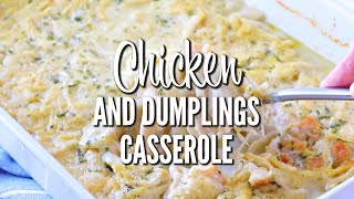 How to make CHICKEN AND DUMPLINGS CASSEROLE [upl. by Niwdog]